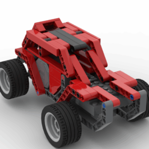 Pull-back Beach Buggy with Inline-2 Engine