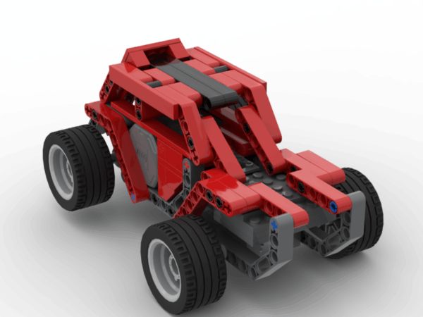 Pull-back Beach Buggy with Inline-2 Engine