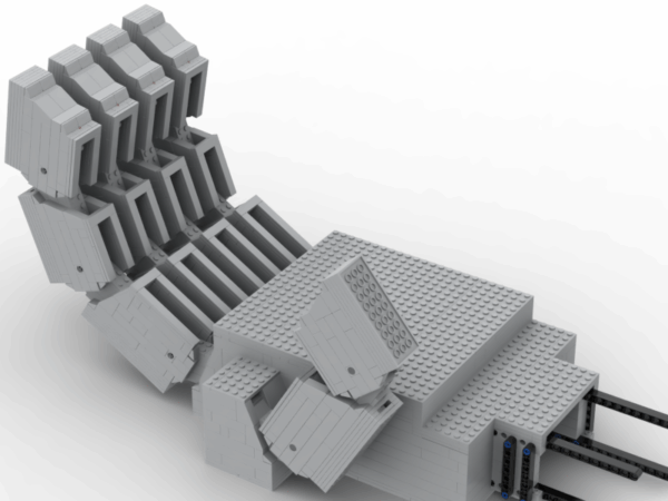 Lego Full Sized Left Hand Exoskeleton